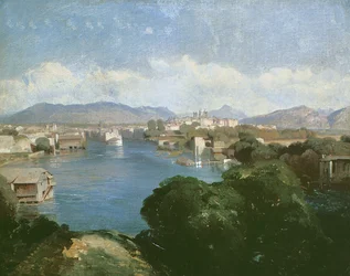 Saint-Jean-Sur, Genève (olie på lærred)