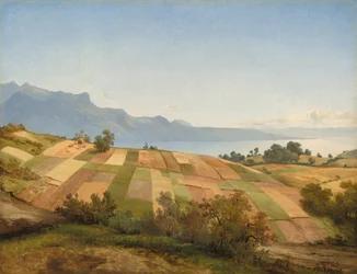 schweizisk landskab, ca. 1830.