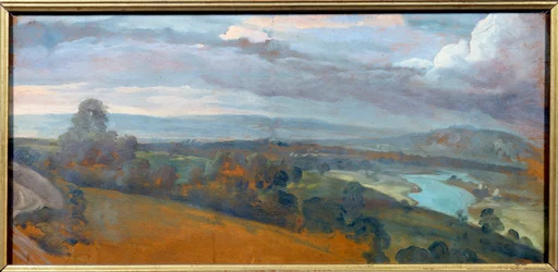 Landskabssceneri. Maleri af Francois Desportes (1661-1743)