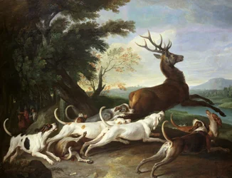 Hjortejagten, 1718