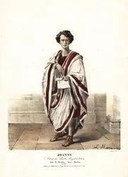 Jean-Bernard Joanny og Manlius i Manlius Torquatus af Marie-Catherine Desjardins, Theatre Royal de l