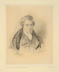 Portræt af Richard Parkes Bonington, ca. 1825-30 (blød grafit på vævet papir)