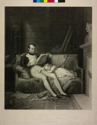 Kejser af Frankrig Napoleon I Bonaparte (mezzotint)