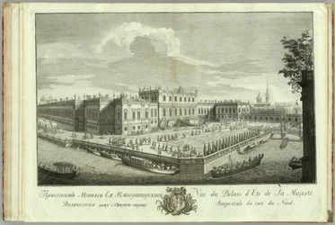Sommerpaladset i Skt. Petersborg Bog til 50-året for grundlæggelsen af Skt. Petersborg, 1753