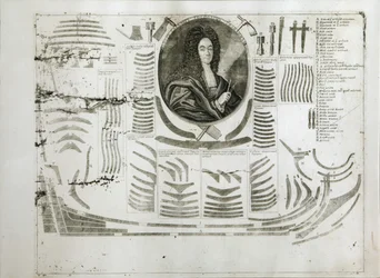 Portræt af Ivan Mikhaylovich Golovin 1680-1737, mellem 1717 og 1720