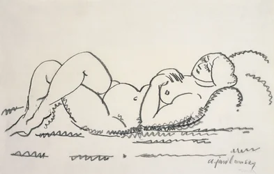 Kvindelig nøgenfigur, ca. 1912