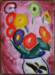 Blomsterstilleben, 1915