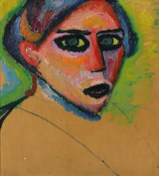 Kvinde ansigt. 1911