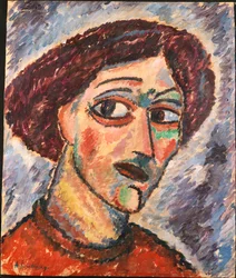Tilted Head, ca. 1913 (olie på bord)