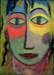 En kvindes hoved „Medusa“, 1923