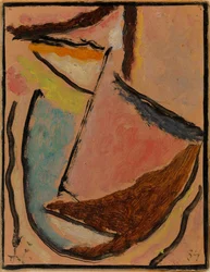 Meditation, lille abstrakt hoved, 1934