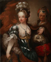Judith med hovedet af Holofernes, midten af det 18. århundrede.