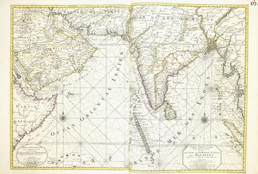 Kort over Afrika, Arabien og Indien