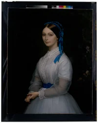 Portræt af Mademoiselle Mathilde de Nédonchel