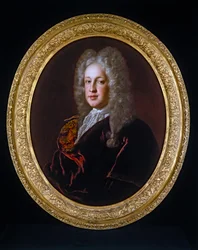 Portræt af en gentleman (på lærred, oval)