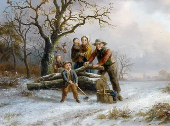 At hugge brænde, 1865 (par 98605)