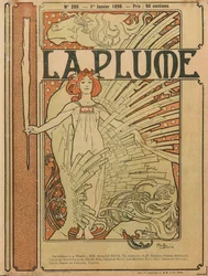 Omslag til La Plume nr. 209, 1898.