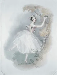 Marie Taglioni, den mest berømte ballerina ... (farvetryk)