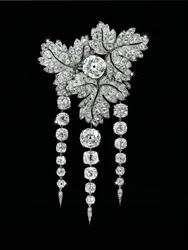 "Ribsblade" broche, ca. 1855