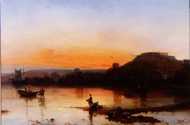 Fort Regent at Sunset
