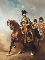Et portræt af general Fleury til hest,