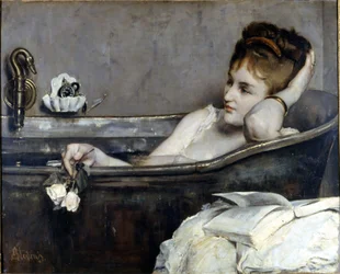 Alfred Stevens: "Badet" 1867. Nationalmuseet i Compiègne