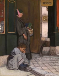 Begging Tolerated (olie på lærred)