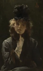 Den parisiske sfinx, ca. 1880