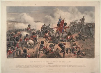 Scene fra slaget ved Alma den 20. september 1854, 1855
