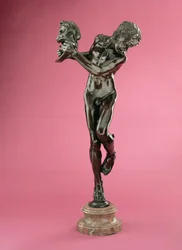Komedie og tragedie, "Sic Vita", modelleret 1891-92, medvirkende ca. 1902-05