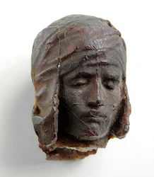 Maquette til Icarus-hovedet, ca. 1884 (gips og voks)