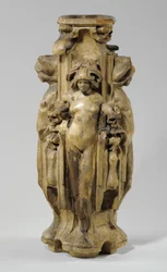En af 9 maquetter til Sam Wilson Chimneypiece, ca. 1908-14 (gips & shellak) (se også 876009-10)