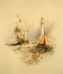 Ramsgate Harbor (akvarel)