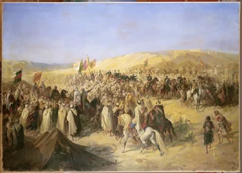 Napoleon 3. (1808-73) i Algeriet, 21. maj 1865
