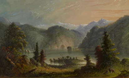 Scene ved søen