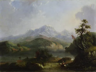 Udsigt over Rocky Mountains, Wind River-bjergene