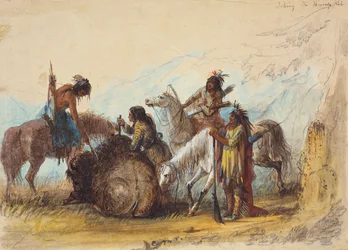Taking the Hump Rib, ca. 1858 (blyant, akvarel og gouache på papir)