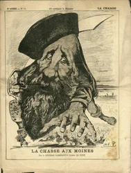 Illustration af Alfred Le Pete (1841-1909) i La Charge (1870), nr. 12