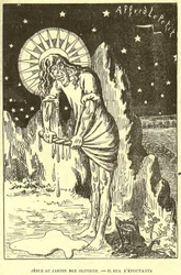 Illustration af Alfred Le Pete (1841-1909) i Gros-Jean og hans sogn