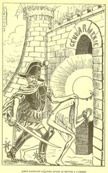 Illustration af Alfred Le Pete (1841-1909) i Gros-Jean et son-kur