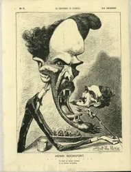 Illustration af Alfred Le Pete (1841-1909) i La Charge (1870), nr. 3