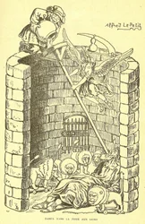 Illustration af Alfred Le Petité (1841-1909) i Gros-Jean og hans sogn