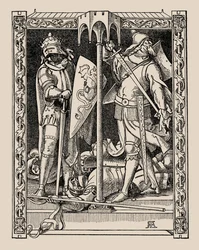 Nibelungen. Hvordan Sir Dietrichs mænd alle blev dræbt, 1840-1841.