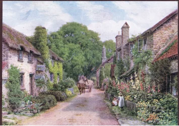 Rossington, nær Porlock, Somerset, fra The Cottages and the Village Life of Rural England udgivet af Dent & Sons Limited