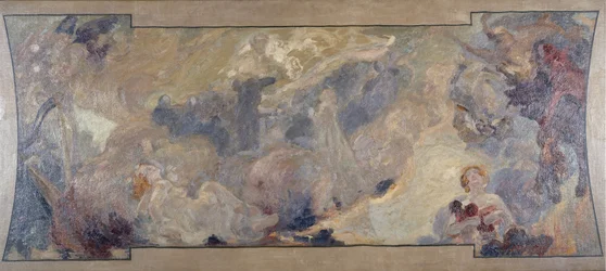 Skitse til Petit Palais, galerie sud: La musique fantastique, mellem 1906 og 1917 (lærred, olie)