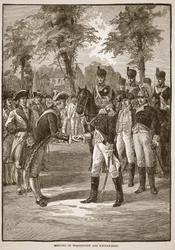 Møde mellem Washington og Rochambeau, pub. 1896