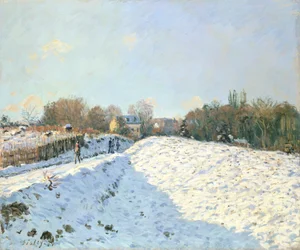 Effekten af sne ved Argenteuil, 1874