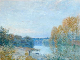 Soleil Couchant, Efterårsaften ved floden