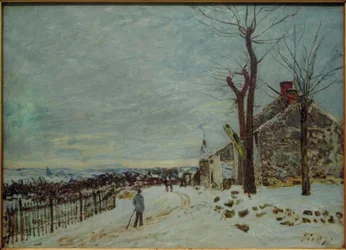 Snevejr ved Veneux-Nadon