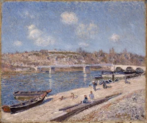 Stranden ved Saint-Mammès